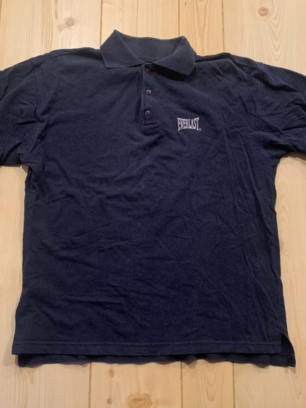 Vintage Y2K Everlast Fighting Equipment Boxing MMA Wrestling Polo Shirt Size L